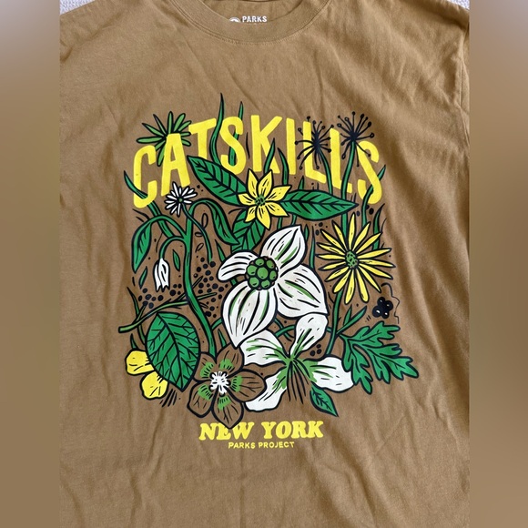 NWT PARKS PROJECT Catskills Flower Patch Long Sleeve Tee Medium Unisex - Picture 2 of 7